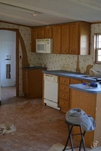 Replacing Mobile Home Flooring with Hardwood Floors - Rocky Hedge Farm