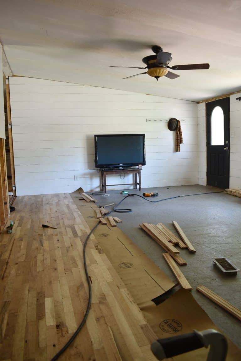 Double Wide Living Room Remodel