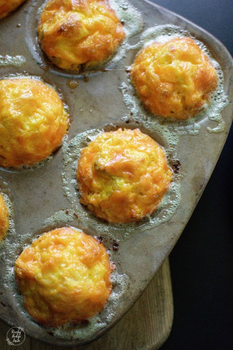 Sausage Breakfast Muffins with Egg and Cheese