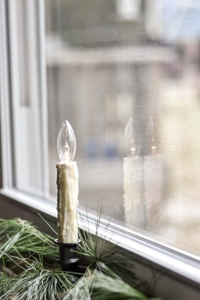 Battery Operated Country Primitive Window Candle DIY