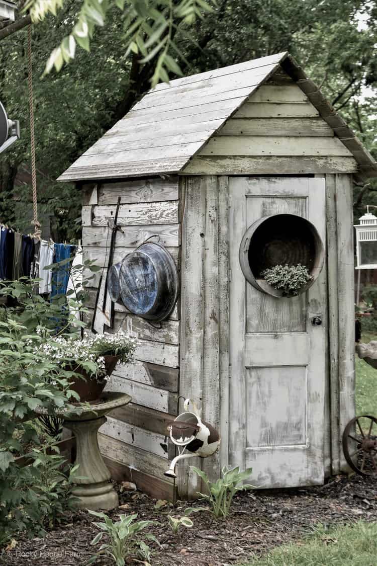 Quaint Rustic Garden Shed