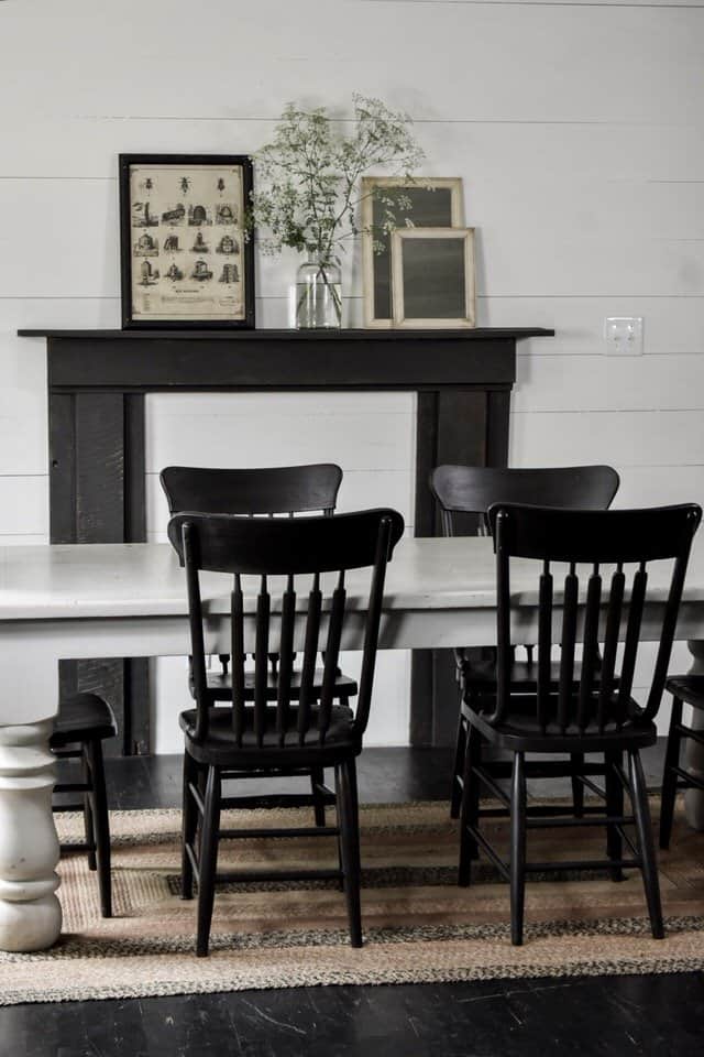 Windsor black best sale farmhouse chairs