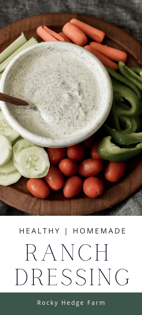 Easy Healthy Homemade Ranch Dressing