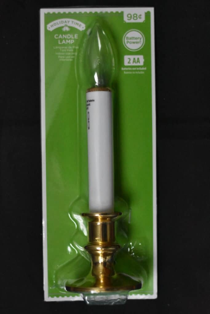 Wax Dipped Battery Operated Window Candle