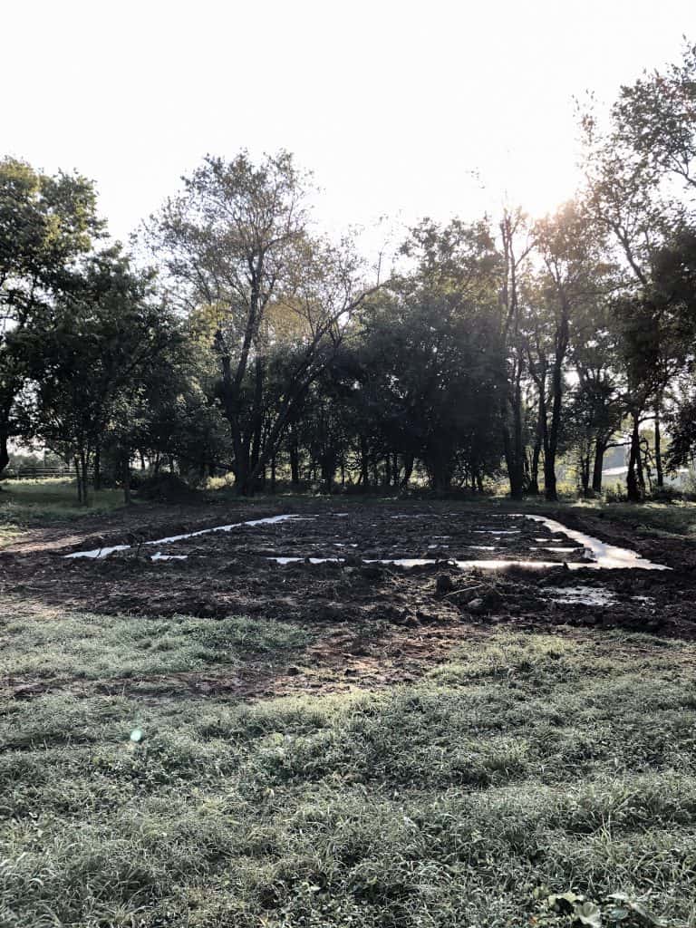 Concrete Runners and Dirt Pad Preparation for Manufactured Mobile Home