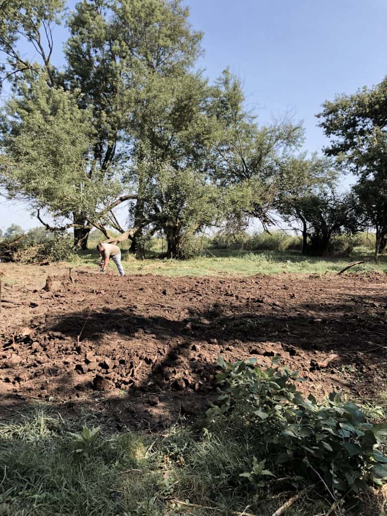 Site Preparation for a Mobile Home Dirt Work and Concrete Pad