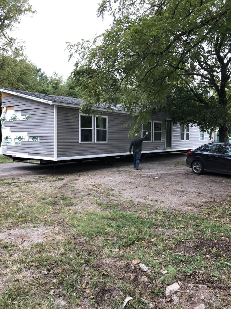 mobile home double wide exterior