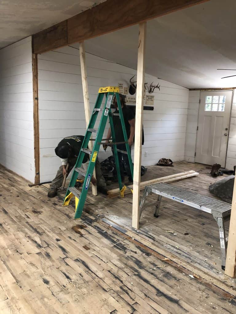 Removing the Walls in a Mobile Home