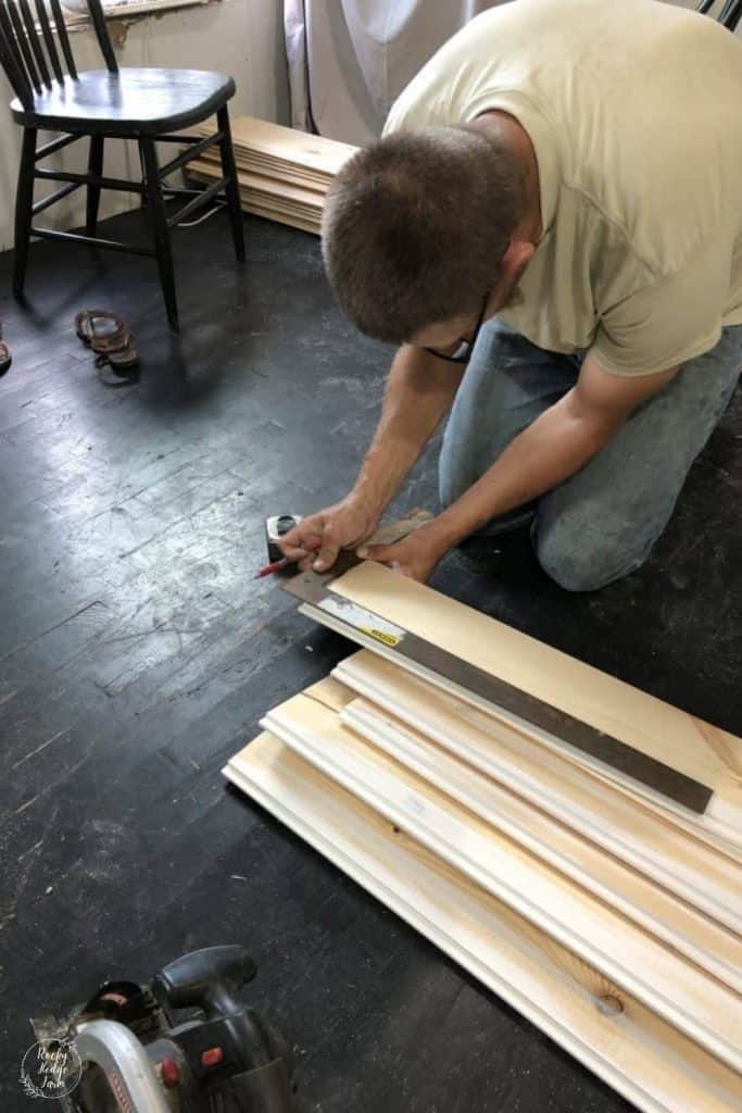 Measuring and Cutting Shiplap Boards