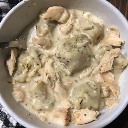 From scratch healthy old fashioned Chicken and Dumpling recipe