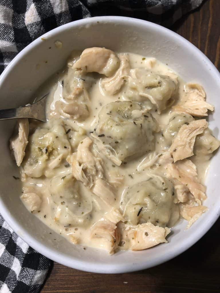 From scratch healthy old fashioned Chicken and Dumpling recipe