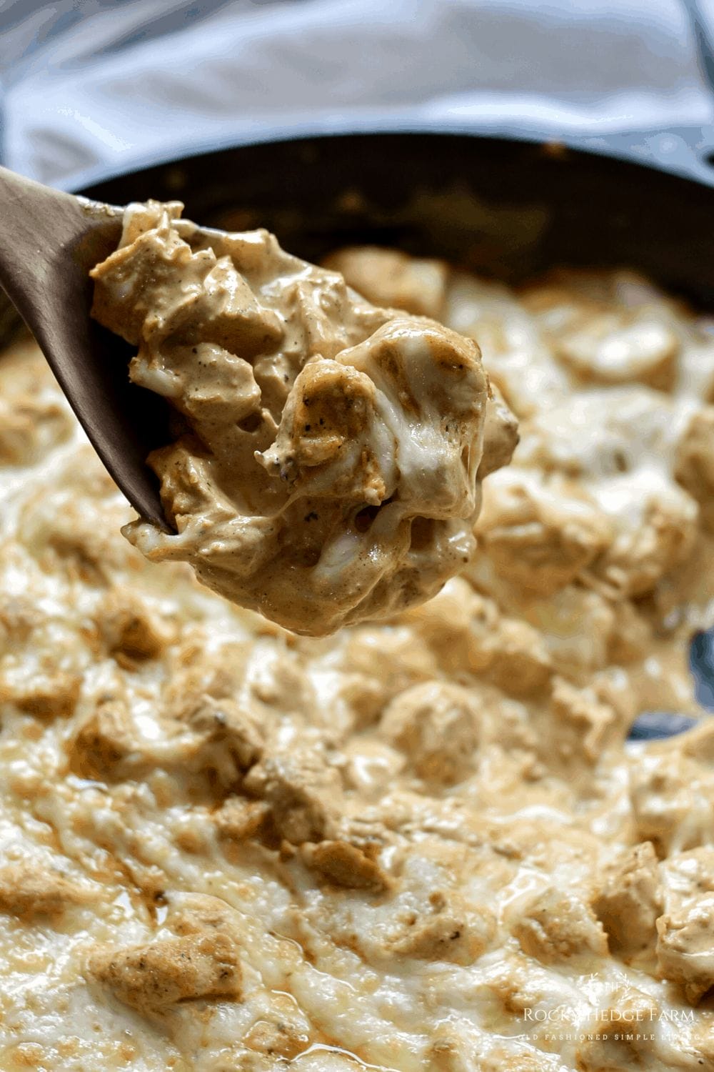 Sour Cream Chicken Enchilada Bake