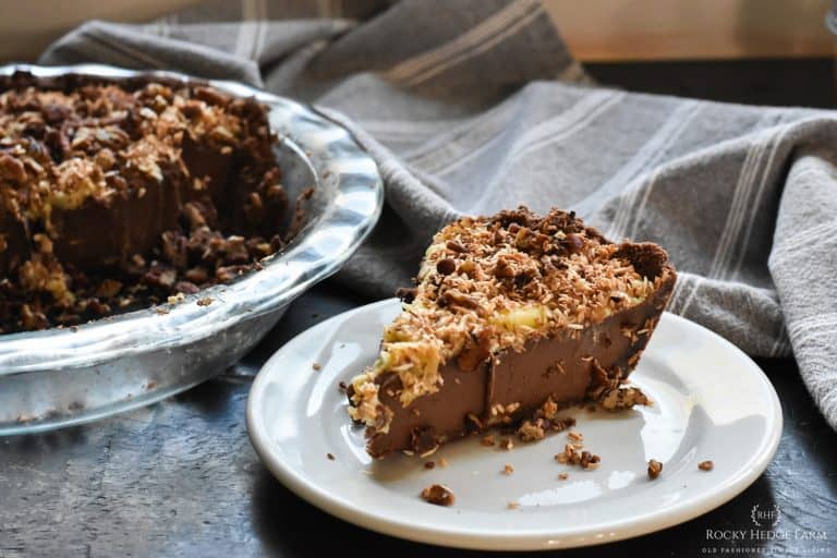 Keto German Chocolate Cake Pie