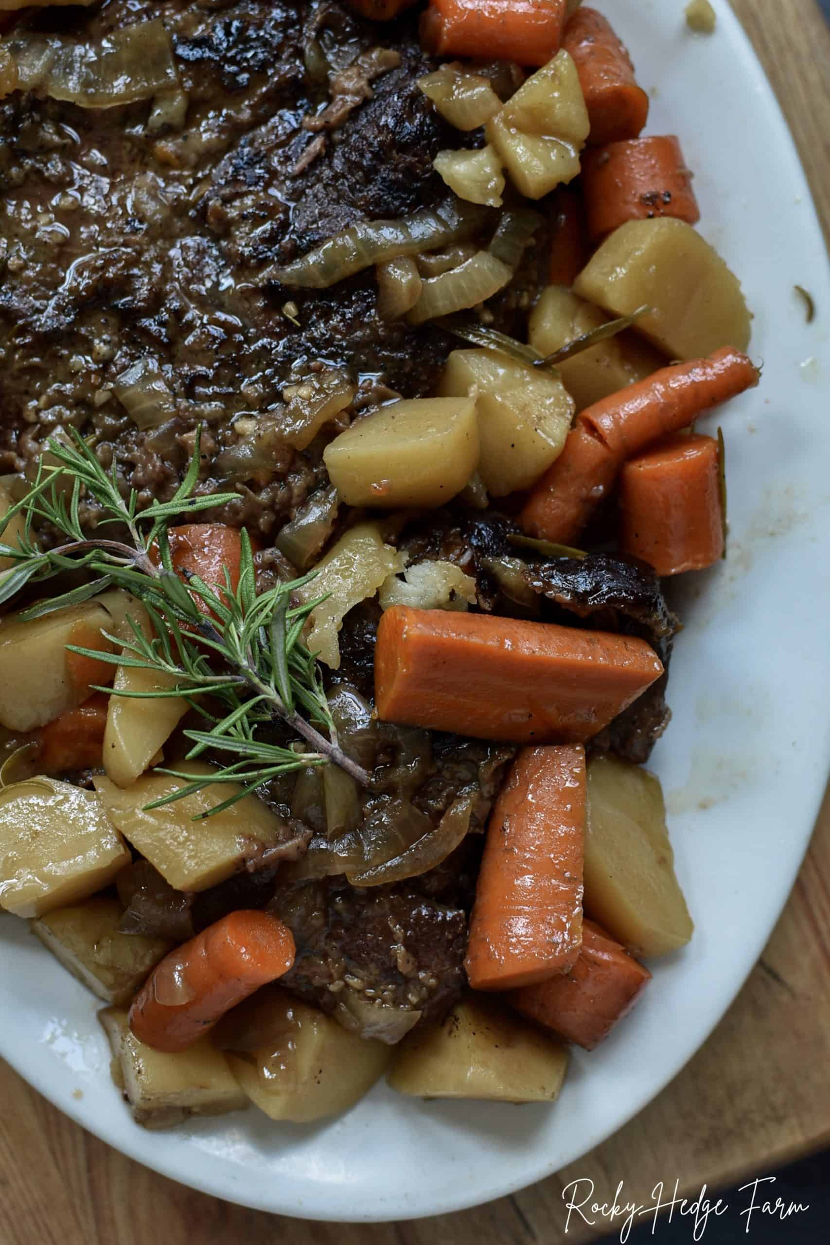 Old Fashioned Pot Roast - Rocky Hedge Farm