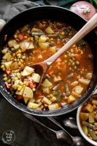 Grandmas Old Fashioned Vegetable Soup - Rocky Hedge Farm