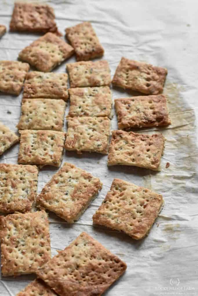 Sourdough Crackers