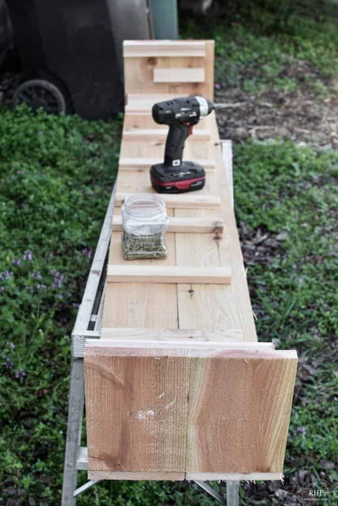 diy wooden planter box