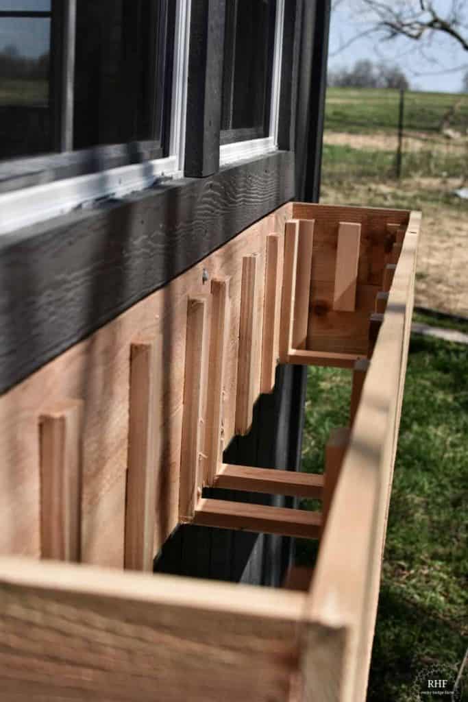 hardiboard window box