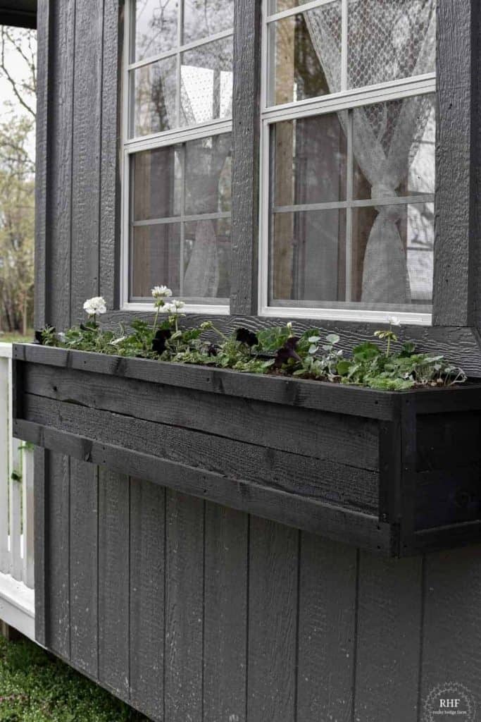 diy window box planter