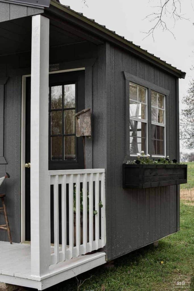 shed window box planter