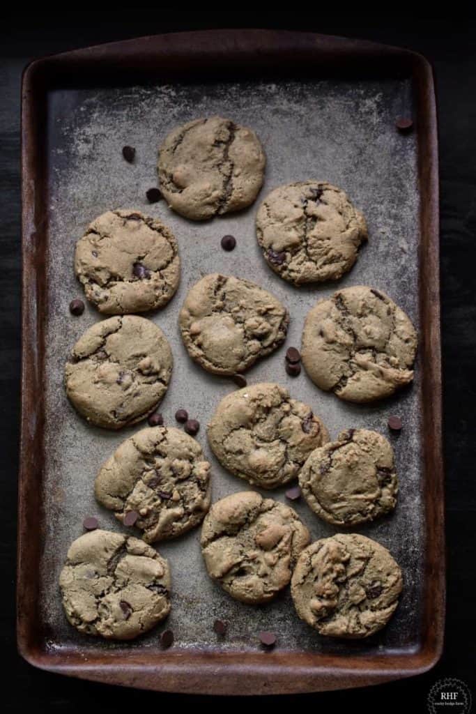 coffee chocolate chip cookies