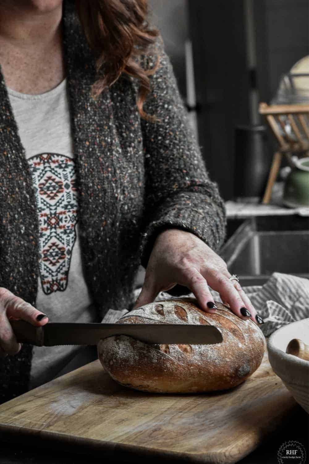 Artisan Honey Sourdough Bread Recipe - Rocky Hedge Farm