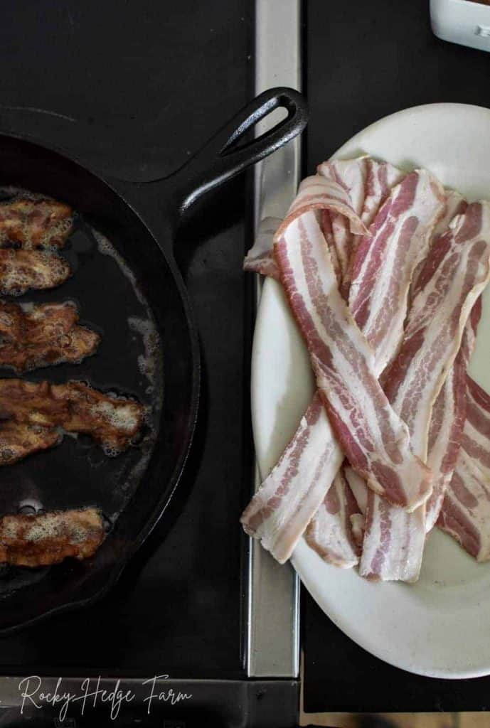 How to Cook Bacon in a Cast Iron Skillet - Rocky Hedge Farm