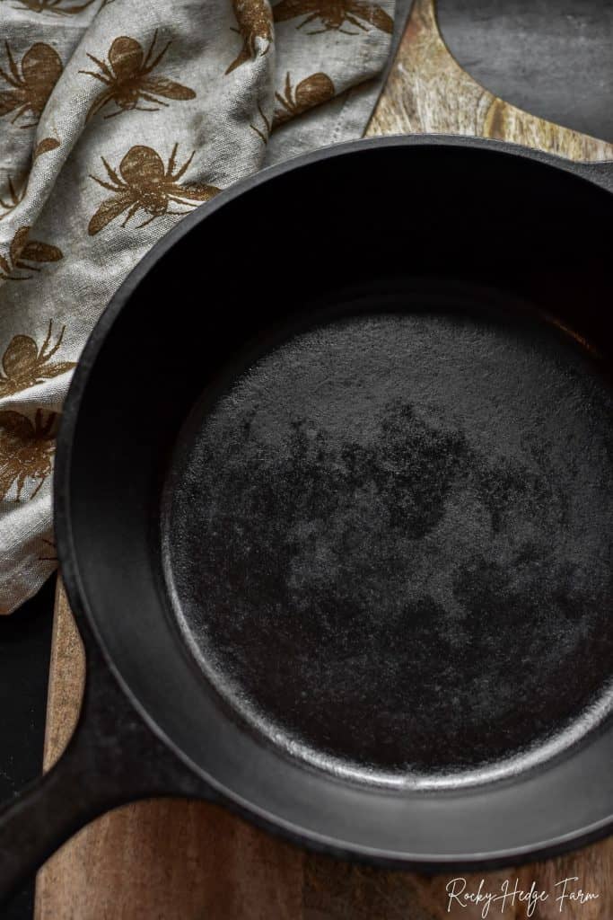 Cast Iron Skillet Pan Seasoning