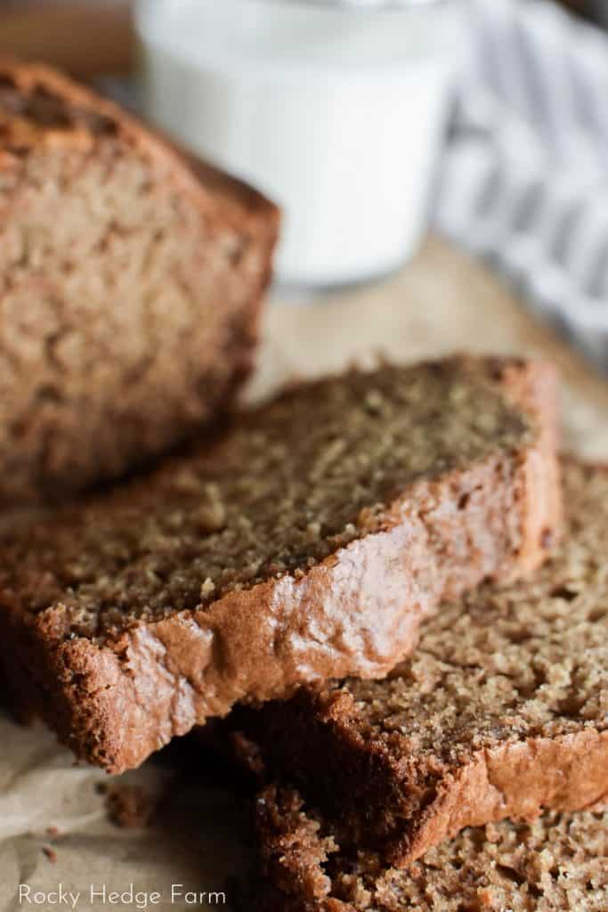 Banana Bread with Maple Syrup