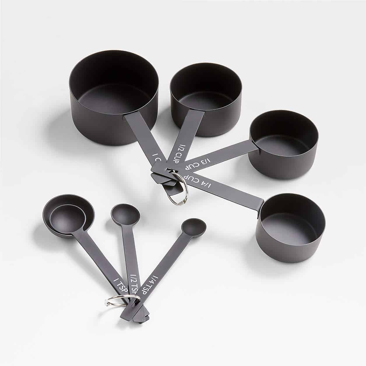 Matte Black Measuring Cups and Spoons 