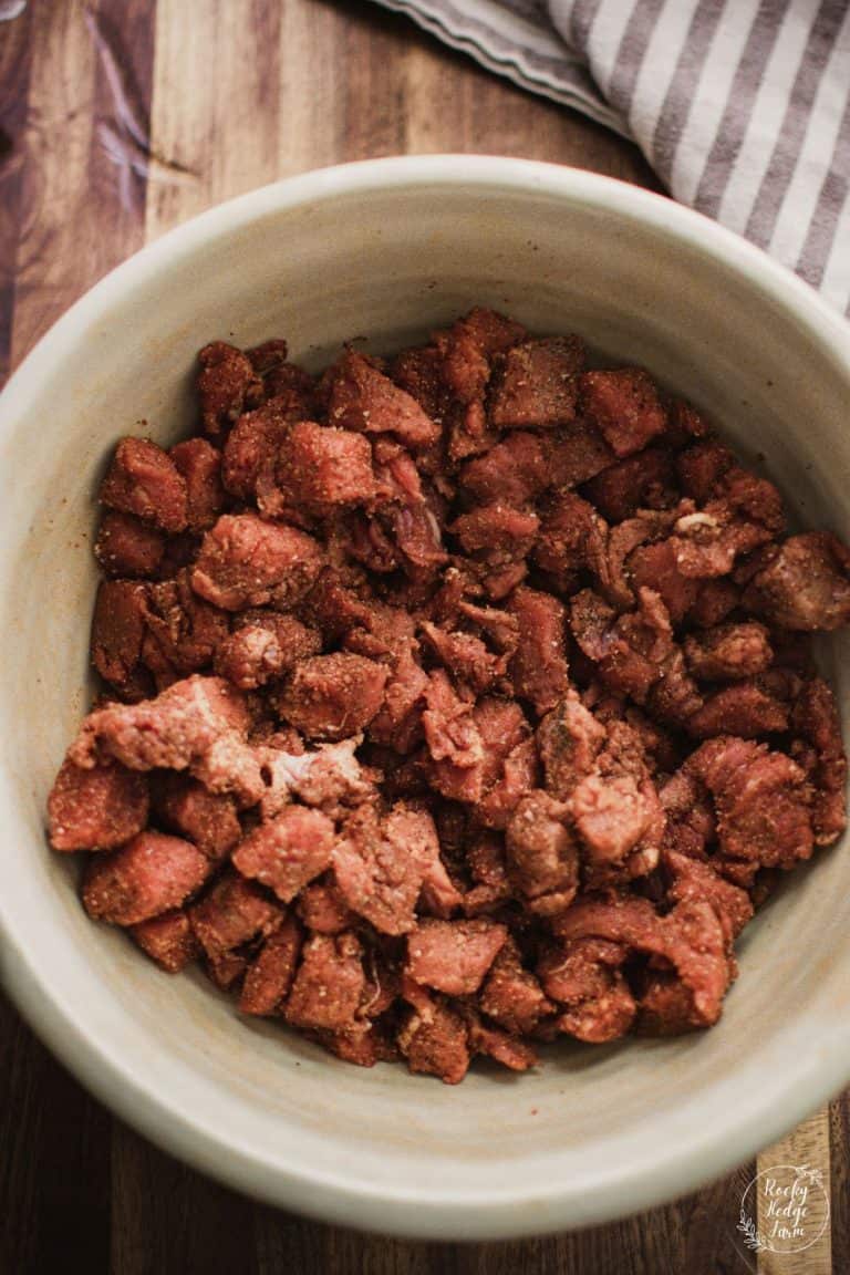 Dutch Oven Chili With Stew Meat Rocky Hedge Farm