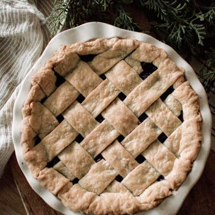 Cherry Pie with Frozen Cherries