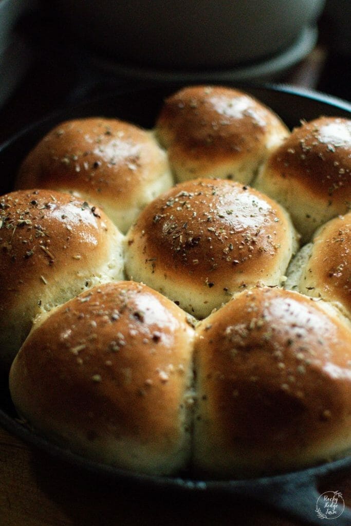 Buttered Rosemary Rolls