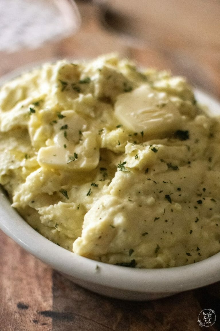 Loaded Mashed Potatoes with Cream Cheese