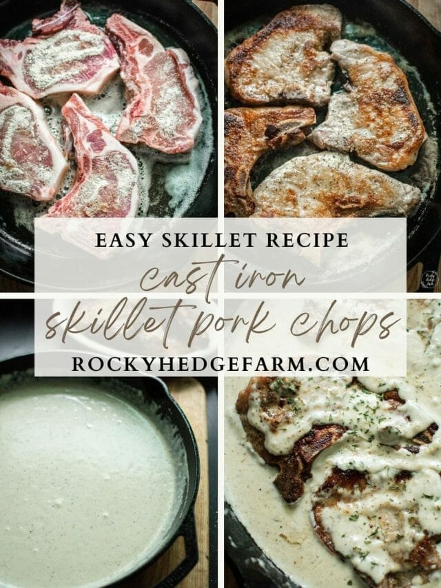 Cast Iron Skillet Pork Chops Rocky Hedge Farm 