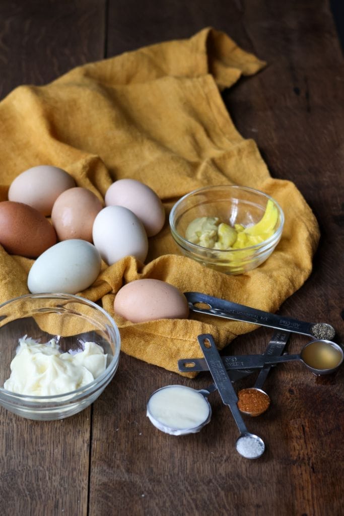 Deviled Eggs With Butter - Rocky Hedge Farm