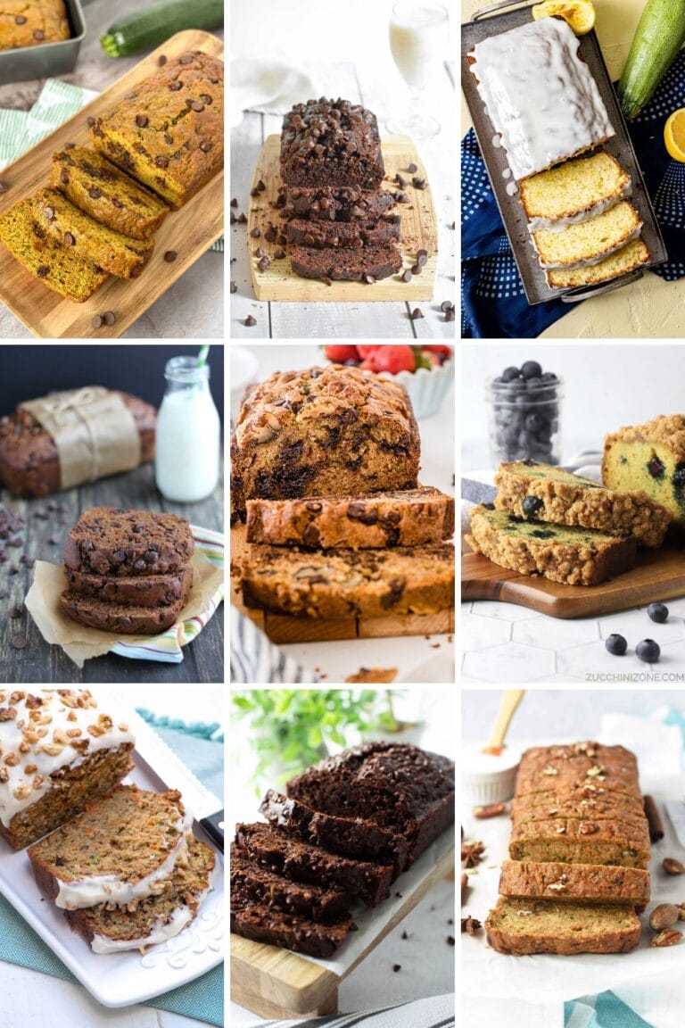 20 + Easy Zucchini Bread Recipes to Use Up Your Garden Harvest