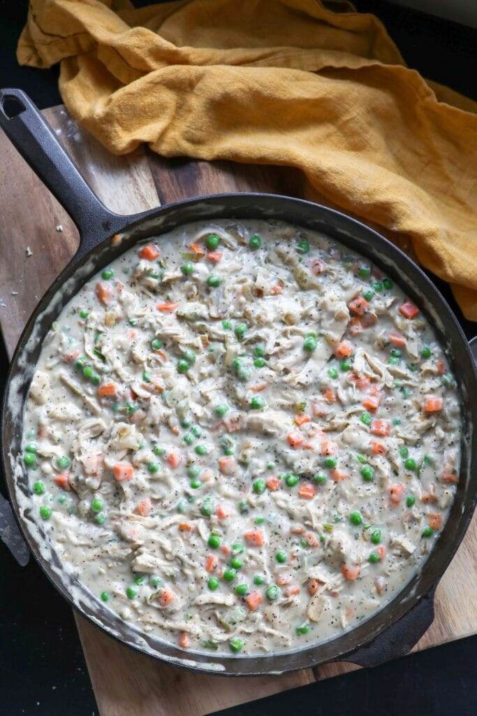 creamy filling for chicken pot pie 